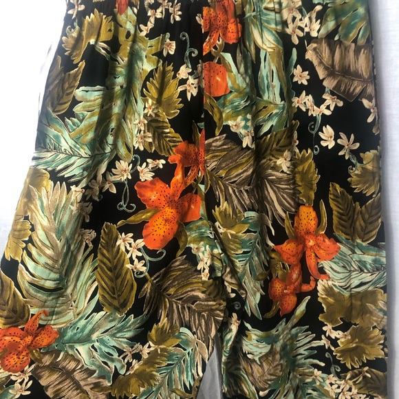 Carole‎ Little Women's Floral Tropical Dress Pants w/Pockets Size 10 Vintage NWT - Picture 10 of 12